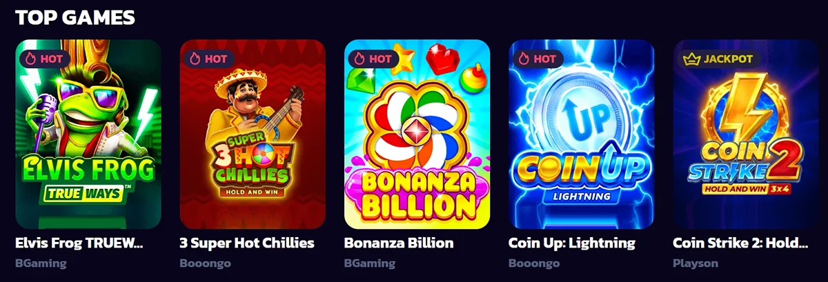 21bit Casino slots library